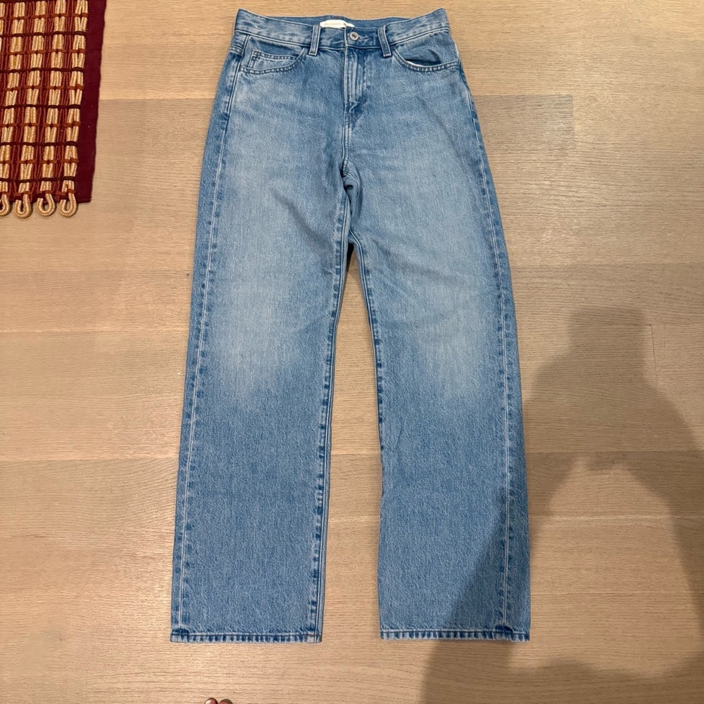 JW ANDERSON Uniqlo Light Blue Straight Jeans